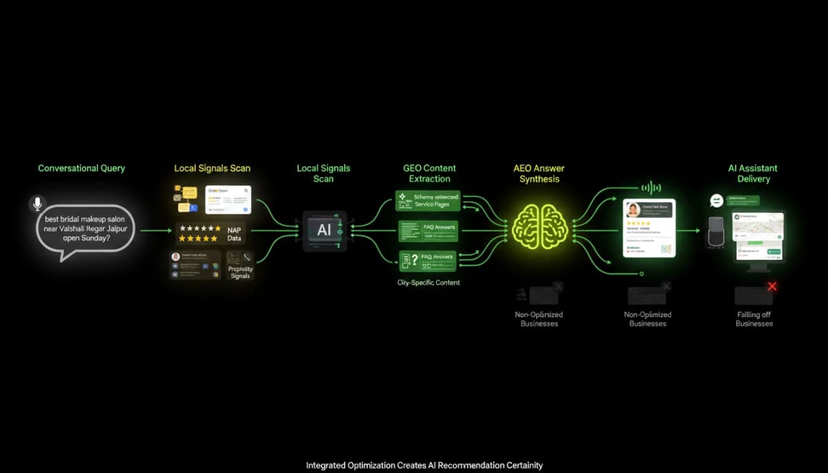 Local SEO Meets GEO and AEO: How to Rank for "Near Me" Searches in AI Assistants in 2026