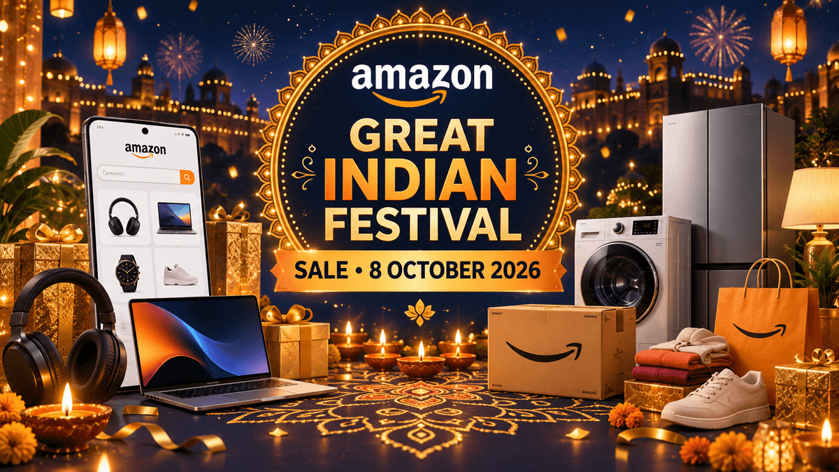 Amazon Great Indian Festival 2026 Starts October 8: Offers and Brand Checklist